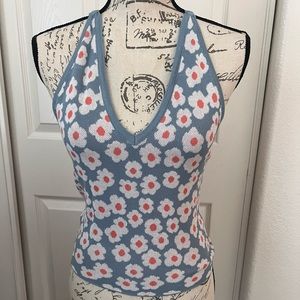 Flower Knit Halter